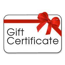Purchase Gift Certificates
